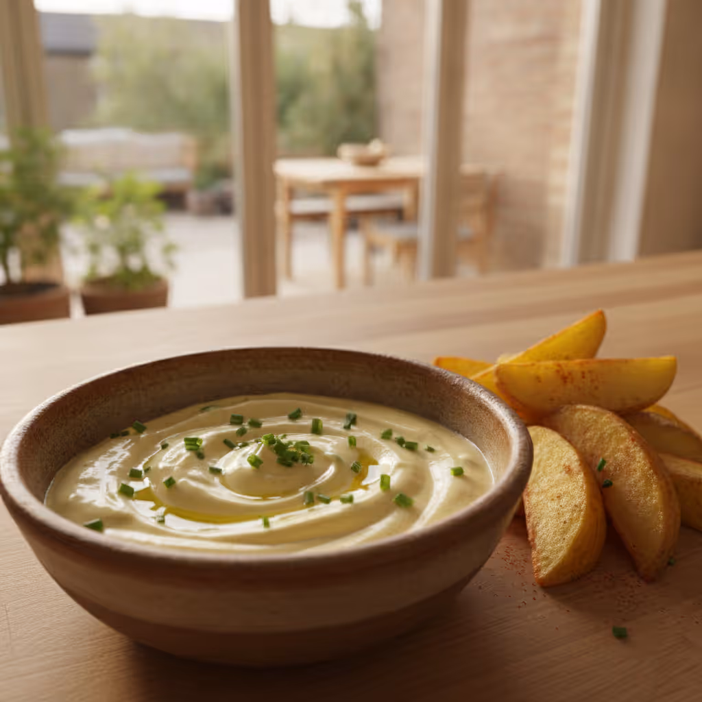 Aioli, gotowe do podania
